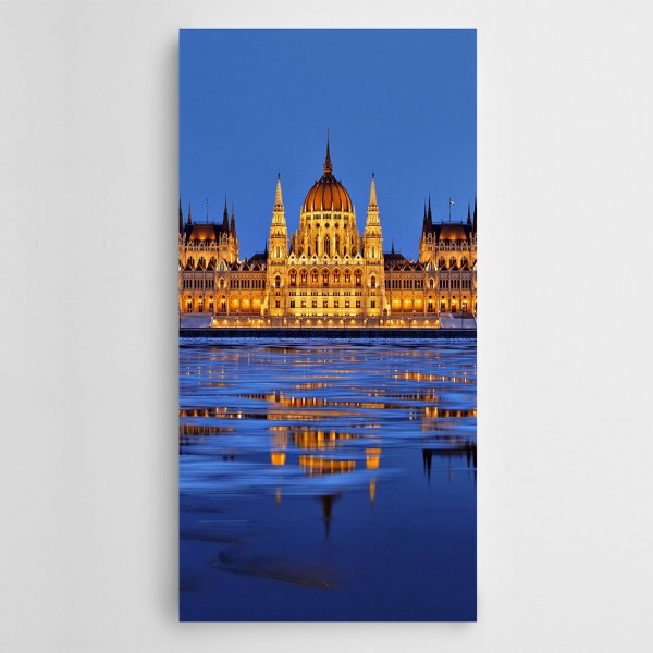 Macaristan Parlamento Binası Kanvas Tablo