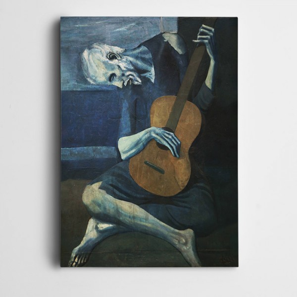 Pablo Picasso Yaşlı Gitarist Kanvas Tablo