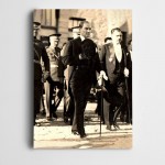 Atatürk Yürürken Kanvas Tablo