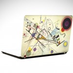 Renkler Şekiller Soyut Laptop Sticker
