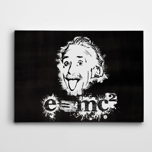 Einstein Emc2 Kanvas Tablo