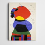 Figür Renkler Dekoratif Kanvas Tablo
