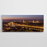 Avrupa Şehir Manzarası Panoramik Kanvas Tablo