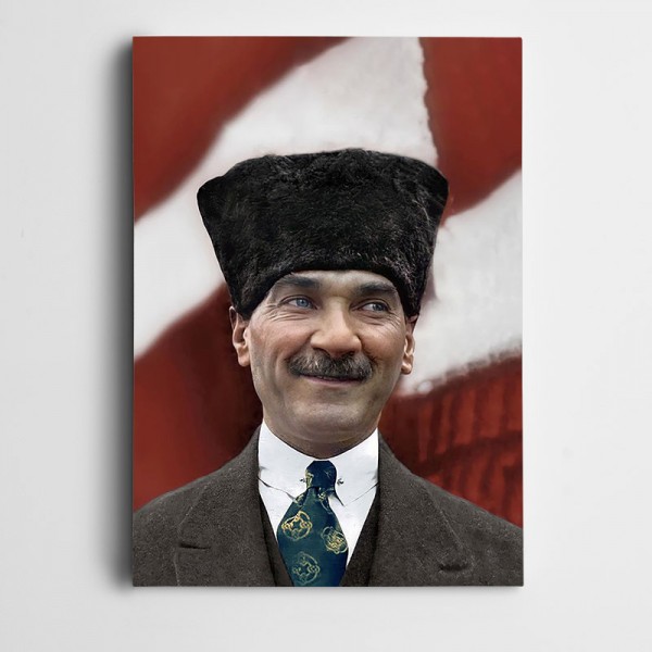 Atatürk Bakışlar Kanvas Tablo