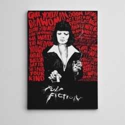 Pulp Fiction 6 Mini Kanvas Tablo
