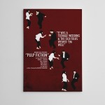 Pulp Fiction 4 Kanvas Tablo