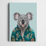 Gömlekli Koala Kanvas Tablo