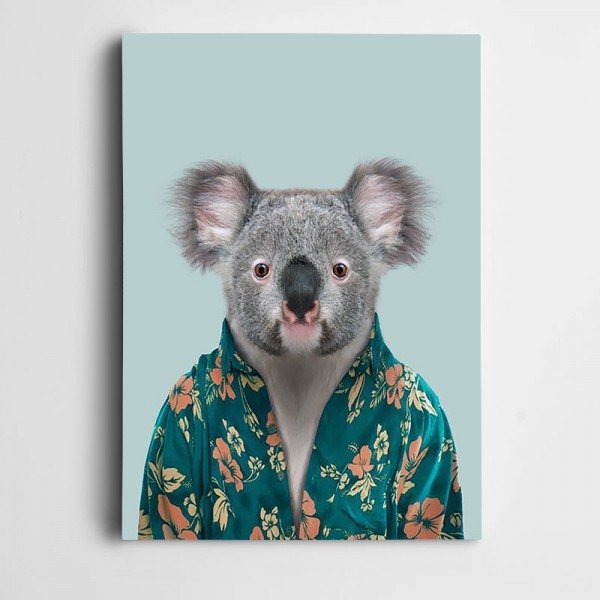 Gömlekli Koala Kanvas Tablo