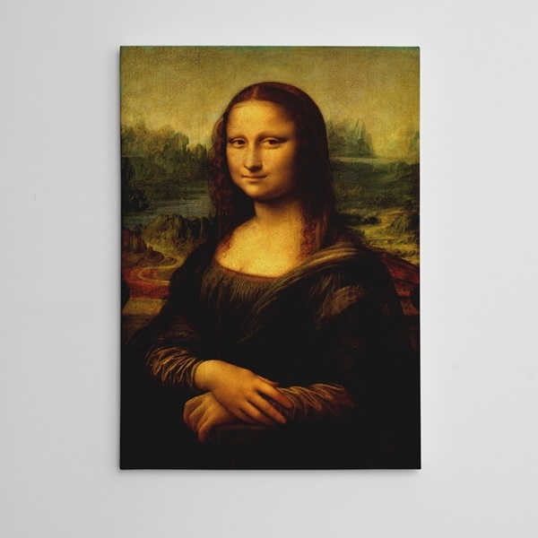 Leonardo Da Vinci Mona Lisa Kanvas Tablo