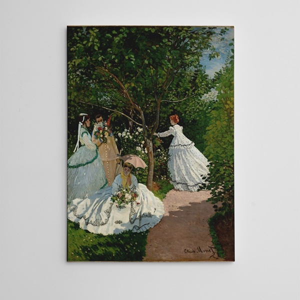Monet Bahçedeki Kadınlar Kanvas Tablo