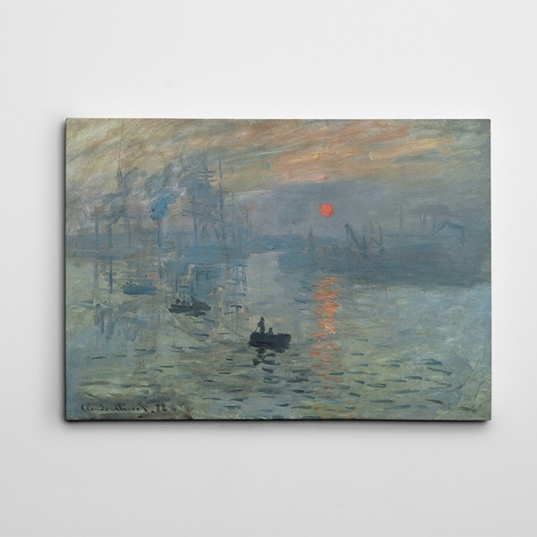 Monet Gün Batımı Kanvas Tablo