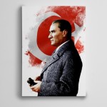 Atatürk Dürbün Kanvas Tablo