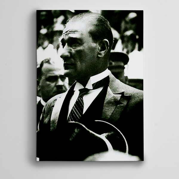Atatürk Siyah Beyaz 6 Kanvas Tablo