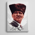 Atatürk İmza 2 Kanvas Tablo