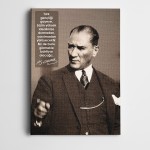 Atatürk Gençliğe Hitabe Kanvas Tablo