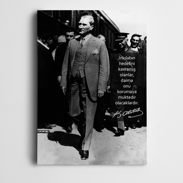 Atatürk İnkilap  Kanvas Tablo