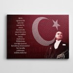 Atatürk Milli Egemenlik Kanvas Tablo