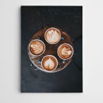 Kahve Bardakları Kanvas Tablo