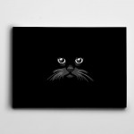 Siyah Kedi Kanvas Tablo