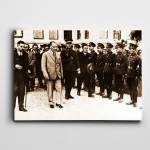 Atatürk Askeri Karşılama Töreni Kanvas Tablo