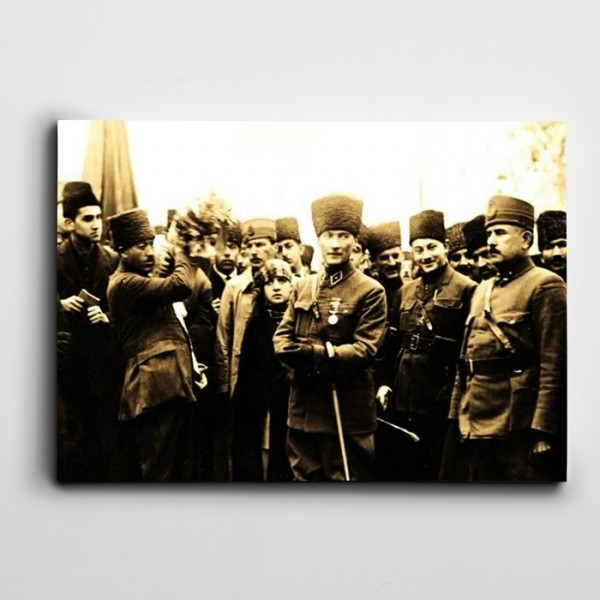 Atatürk Mersin'de Kanvas Tablo