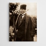 Atatürk Mersin'de 1923 Kanvas Tablo