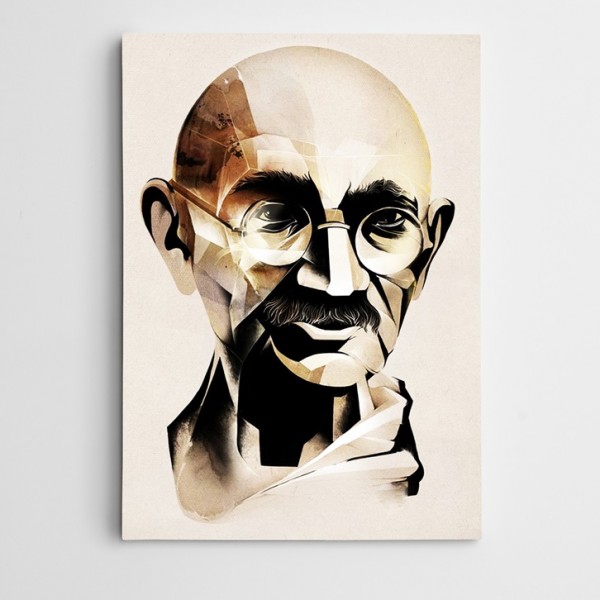Mahatma Gandhi Kanvas Tablo