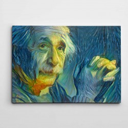 Einstein Modern Sanat Kanvas Tablo