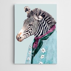 Zebra Modern Sanat Kanvas Tablo