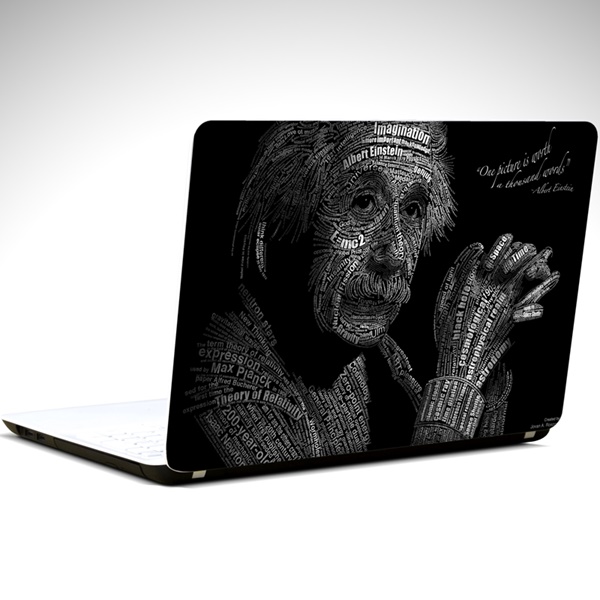 Einstein Laptop Sticker 