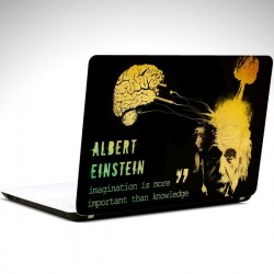Albert Einstein Laptop Sticker