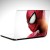 Spider Man Beyaz Laptop Sticker