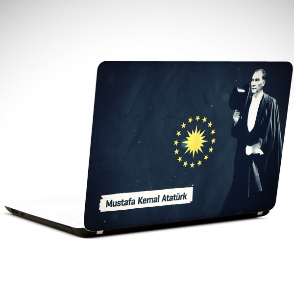 Atatürk Cumhuriyet Laptop Sticker