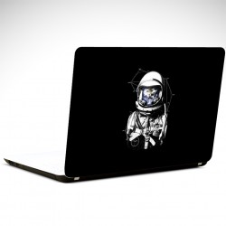 Astronot Laptop Sticker