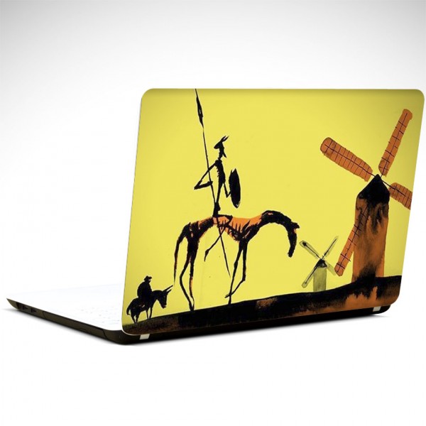 Don Quijote Laptop Sticker