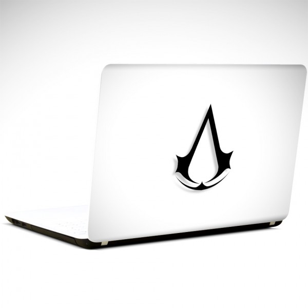 Assasins Siyah Laptop Sticker