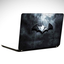 Batman Metal Logo Laptop Sticker