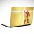 İron Man Altın Laptop Sticker