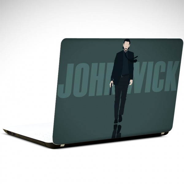 John Wick Tasarım Laptop Sticker