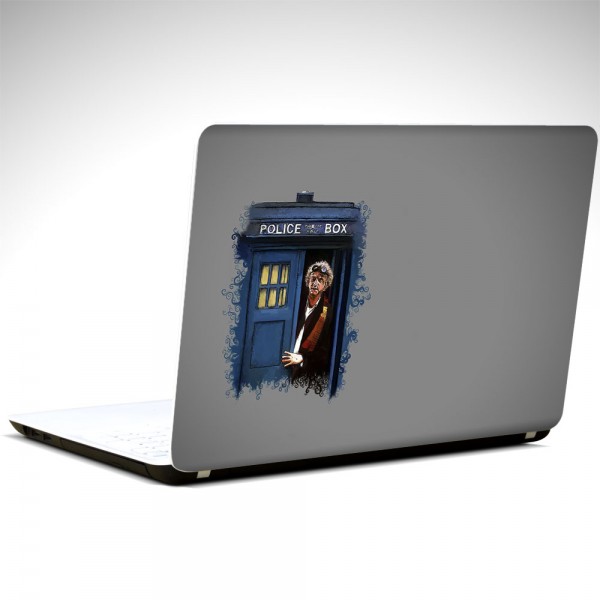 Police Box Dr Who Laptop Sticker