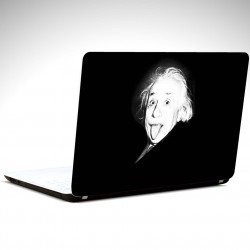 Siyah Beyaz Einstein Laptop Sticker