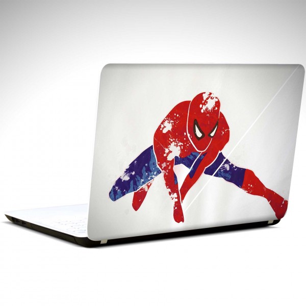 Spiderman Çizim Laptop Sticker