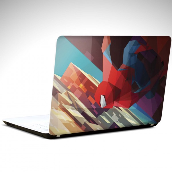 Spiderman Low Poly Laptop Sticker