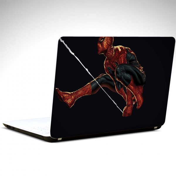 Spiderman Siyah Laptop Sticker