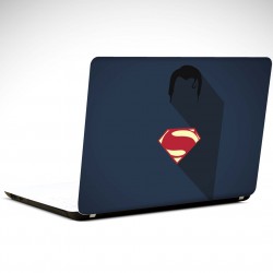 Süperman Logo ve Gölge Laptop Sticker