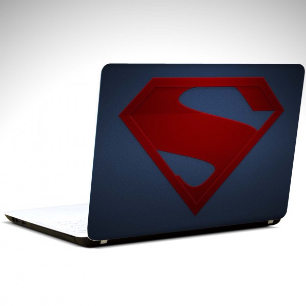Süperman Kırmızı Laptop Sticker