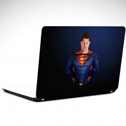 Süperman Low Poly Laptop Sticker