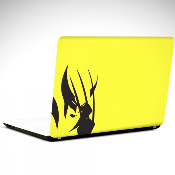 Wolwerine Sarı Siyah Laptop Sticker