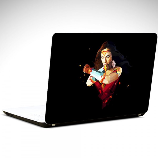 Wonder Woman Low Poly Laptop Sticker