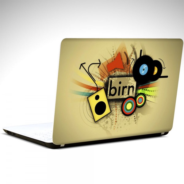 Plak Laptop Sticker